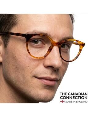 The Canadian Connection 023 Eyeglasses U.K. | Tortoise Oval